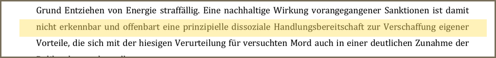 Faksimile Diagnostikverfahren: prinzipielle dissoziale Handlungsbereitschaft